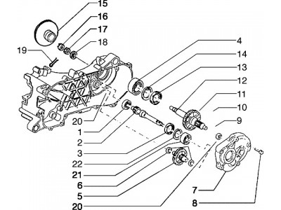 Άξονας τροχού πίσω